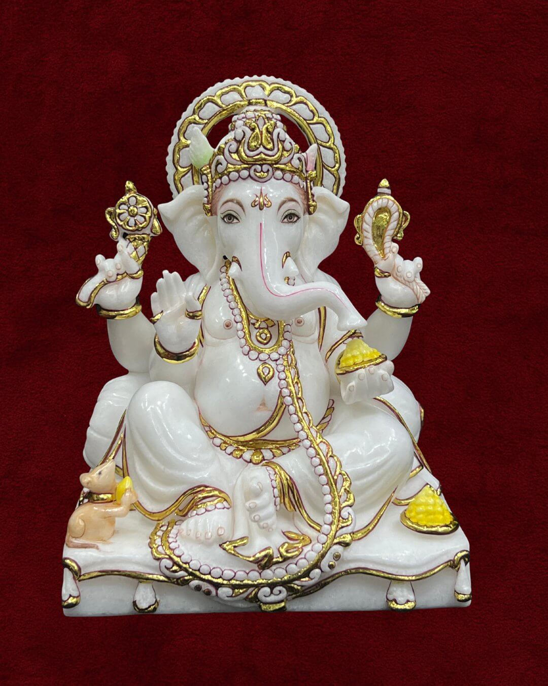 Marble Ganesh Ji - Style 7